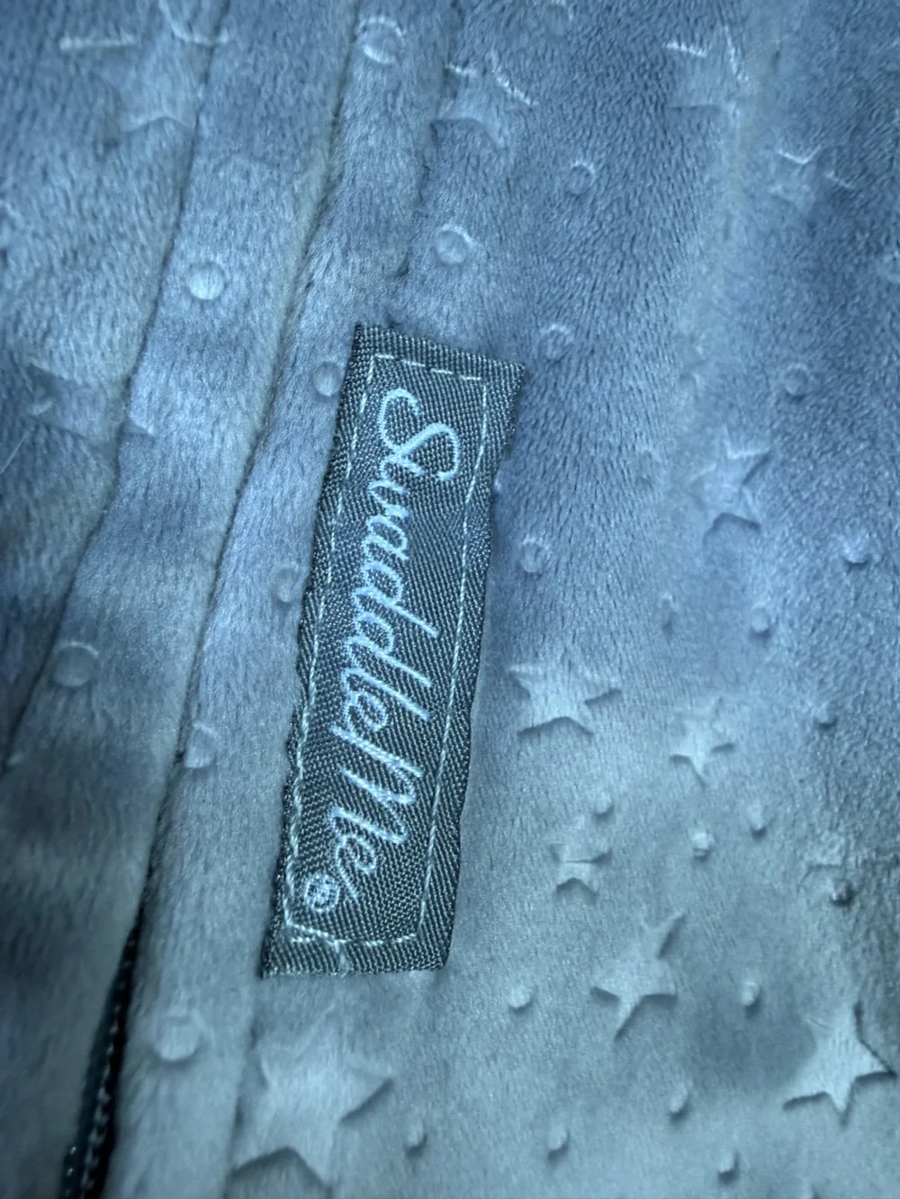 SwaddleMe Gray Star Print Zip Front Swaddle Sack